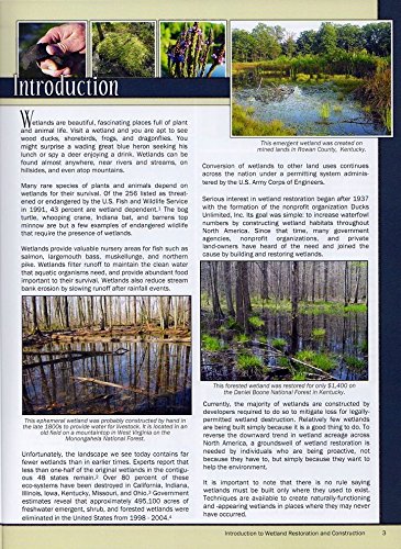 Wetland Restoration and Construction Book Tom Biebighauser Intro